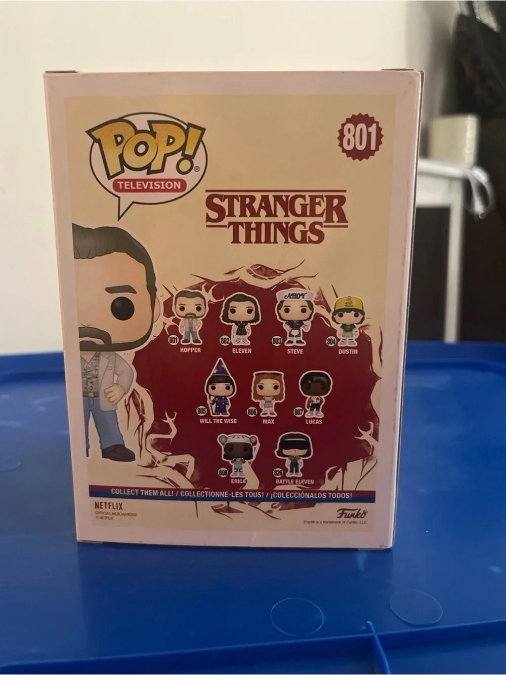 Funko Stranger Things Hopper Vinyl Figure - Tan Jacket, Blue Pants